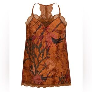 All Saints Rust Floral Camisole